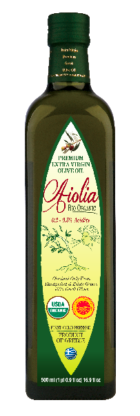 Aiolia Premium Greek Extra Virgin Olive Oil Bio Organic 750ml 25.4floz